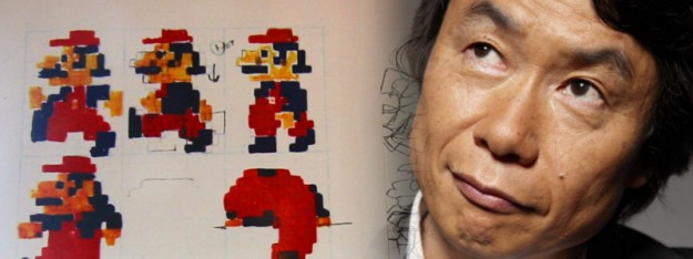 shigeru miyamoto mario drawings 625x234