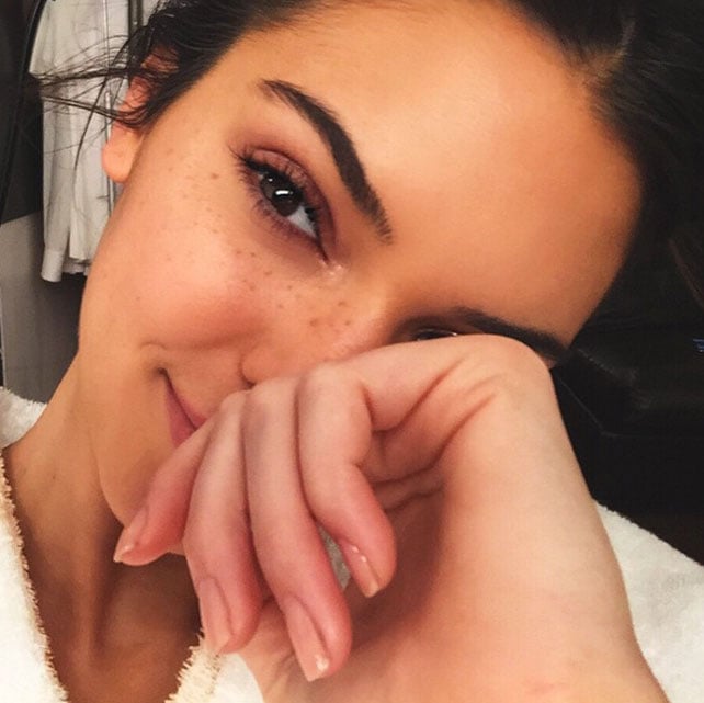 Kendall Jenner sin maquillaje y al natural